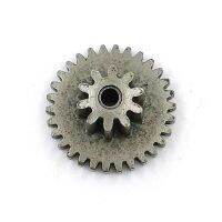 30T + 10T Bilayer Gears ใหญ่ 30 ฟัน 0.6M OD = 19mm เล็ก 10 ฟัน 0.8M OD = 10mm 30102.5B โลหะ Pinion 1PC-czechao