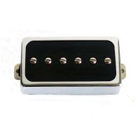 Donlis Alnico 5/2 Humbucker แม่เหล็กปิคอัพกีตาร์แอลพี P90ด้วยฝาครอบเงินนิกเกิลและฐาน