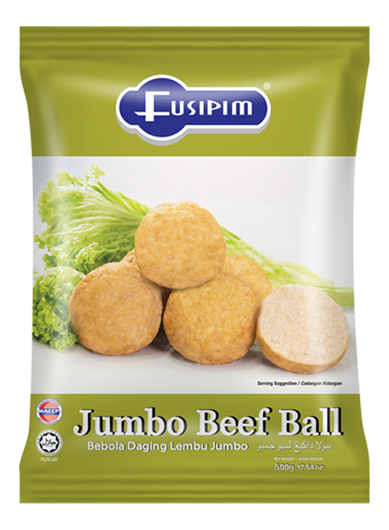 Fusipim Jumbo Beef Ball 500g Bebola Daging Lembu Jumbo [kl Klang