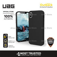 UAG Outback Series Phone Case for iPhone XS MAX / iPhone X /XS/ XR with Military Drop Protective Case Cover - Black