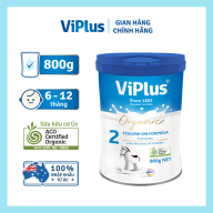 Sữa bột công thức hữu cơ Viplus Organic số 2 800g (6 đến 12 tháng) thumbnail