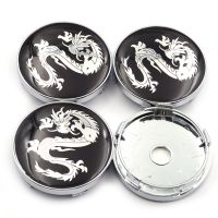 Gzhengtong 4pcs/lot 60mm Dragon Auto Wheel Center Badge For Golf Passat Polo Tiguan Car Wheel Centre Caps Alloy Emblem