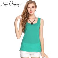 [A LIKE] FunSummer Putt Shirt SleevelessLoose Female Top Ladies Thin Vest