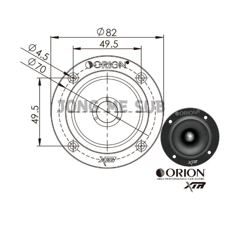 ของแท้-100-orion-xtw-350-ne-ทวิตเตอร์เสียงแหลม-ขนาด-3-2-นิ้ว-ราคาต่อ-1-ข้าง