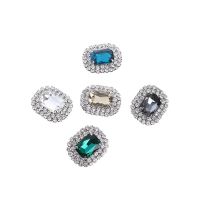 1Pcs Metal Rhinestone Shoes Buckle Clip Fashion Shining Shoe Clips Decoration High-Quality 10 Colors Available