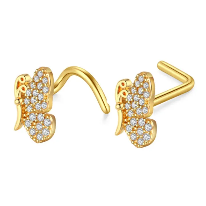 1piece-20g-stainless-steel-s-shaped-nose-studs-nose-ring-gold-color-zircon-butterfly-snake-screw-nose-stud-nose-piercing-jewelry