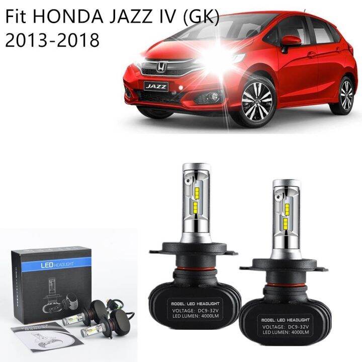 NEW Fit HONDA JAZZ IV (GK ) 20132018 Pair Bulbs H4 LED high Low Beam