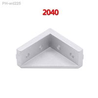 5pcs/lot 2040 Corner Fitting Angle Aluminum 20 x 40 L Connector Bracket Fastener Match Use 2040 Industrial Aluminum Profile