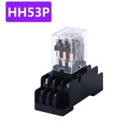 24V 12V DC 220V AC นำรีเลย์ที่เสียบกับสวิตช์แม่เหล็กไฟฟ้าขนาดเล็ก Micro DPDT รีเลย์คอยล์ทั่วไป MY3NJ HH53P