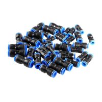 30pcs Pneumatic Fittings 10mm 8mm 6mm Straight Push Plastic Connector Trachea Connector Set PU amp; Plastic Air water Hose Tube Gas