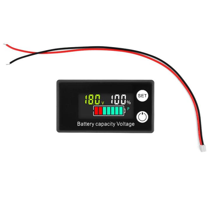 6133a-battery-capacity-indicator-8v-100v-voltmeter-lead-acid-lithium-lifepo4-car-motorcycle-voltage-gauge