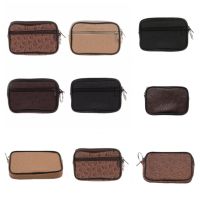 Men Women Zipper Coin Wallet PU Leather Card Small Pouch Purse