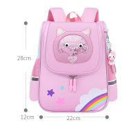 Girl School Bags Child Pink Unicorn Nylon Printing Backpack Kindergarten Student Cute Girls Childrens Schoolbag Waterproof Kid