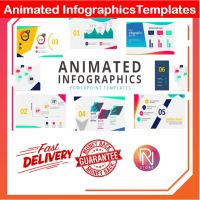 Animated Infographics Charts Templates [PowerPoint] For Win &amp; Mac [ Sent email only ]