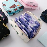 Women Tampon Storage Bag Sanitary Pad Pouch Napkin Cosmetic Bags Organizer Ladies Makeup Bag Girls Tampon Holder Organizer Toiletries  Cosmetics Bags