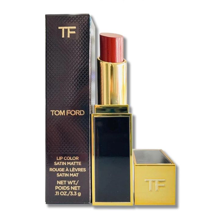 Son Tom Ford Lip Color Satin Matte số 24 Marocain màu Đỏ đất thỏi 3,3gr của  Bỉ 