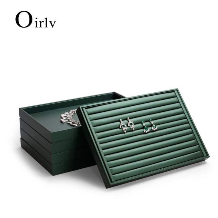 oirlv-แหวนหนังต่างหูสร้อยคอสร้อยข้อมือนาฬิกาเครื่องประดับถาดเก็บของกระเป๋าเก็บบัตรแผ่น-p076