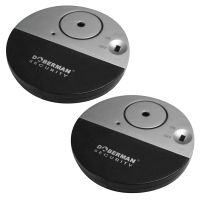 2X DOBERMAN SECURITY 100DB Wireless Electronic Vibration Detector Cabinet Door Window Vibration Sensor Alert