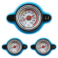 Car Accessories Tank Cover Replacement Pressure Balance Function Temperature Gauge 0.9/1.1/1.3 Bar Thermo Radiator Cap Electrical Trade Tools Testers