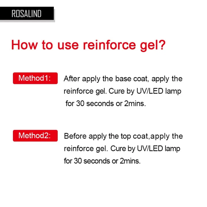 ROSALIND 7ml polish Reinforce Nail Primer Reinforcement glue Lazada.co.th