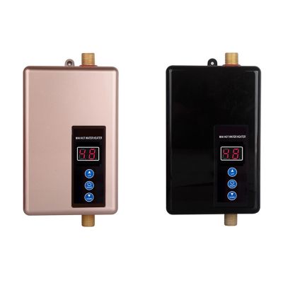 5500W Electric Water Heater 220V Instantaneous Tankless Instant Inverter Water Heater Fast Heating Water Boiler
