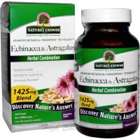 Natures Answer, Echinacea &amp; Astragalus, 1,425 mg, 90 Vegetarian Capsules