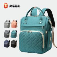 [COD] The new casual large-capacity waiting bag can be hung with a stroller backpack nylon mommy shoulder and baby