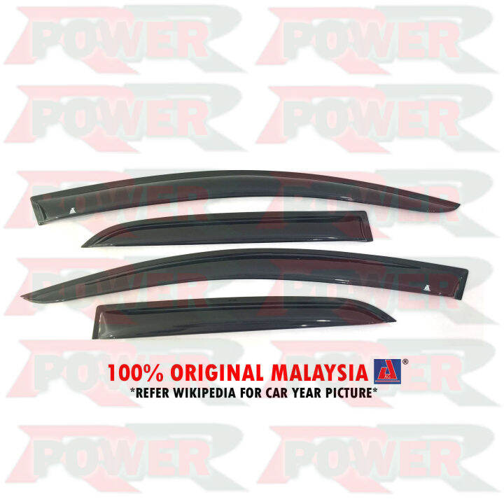 Hyundai i10 First generation (2007Present) AG Door Visor Air Press Wind Deflector (Small 7cm