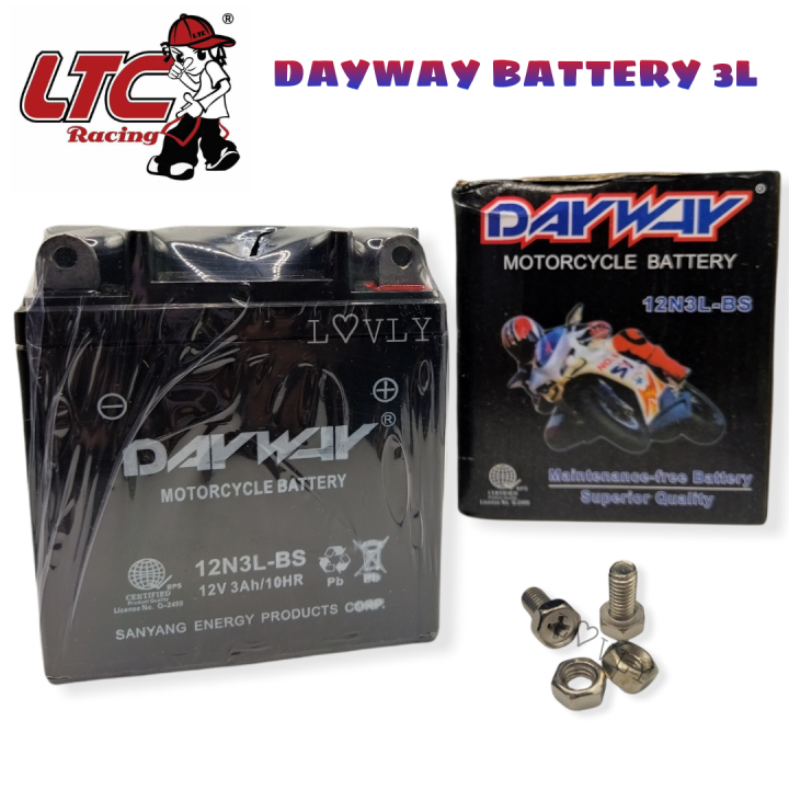 Dayway Battery For Motorcycle L Lazada Ph