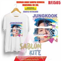 [2023hot tshirt]?? เสื้อยืด พิมพ์ลายโฟโต้การ์ด kpop Jungkook Jk RFJ505