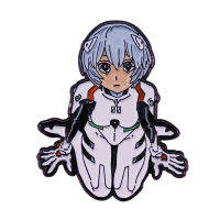 }qi Neon Genesis Evangelion Zero คนขับเข็มกลัด Aya Poli ป้ายหุ่นยนต์นิยายวิทยาศาสตร์อะนิเมะ