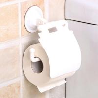 Plastic Suction Cup Toilet Paper Holder Bathroom Wall Mounted WC Paper Phone Holder Shelf Towel Roll shelf Bathroom Accessories Toilet Roll Holders