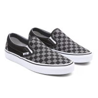 Vans Classic Slip-On checkerboard  รองเท้าผ้าใบ แวนสลิปออน หมากรุกดำเทา สวมใส่ได้ทั้งชายและหญิง