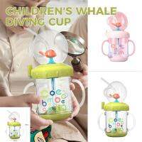 Water Cup Food Grade Heat-Resistant Cartoon Decor With Scale Whale Supplies Cup Design Juice Mark Water Bottle Lovely Home N6E2