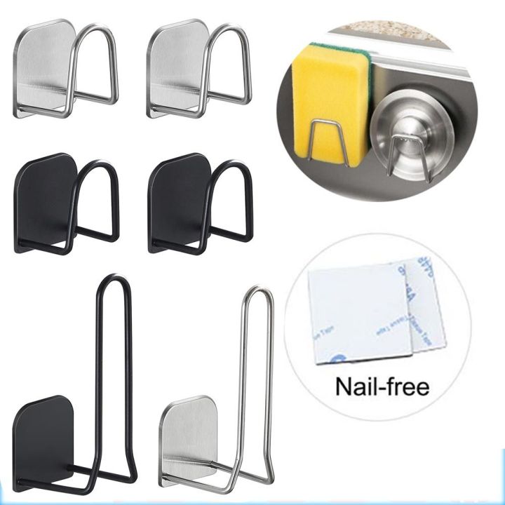 OKDEALS01 Self Adhesive Sink Accessories Wall Hanging Kitchen Tools ...