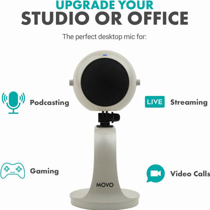 movo-webmic-usb-microphone-with-desktop-stand-in-pearl-white-cardioid-condenser-computer-microphone-for-pc-and-mac-with-mic-gain-headphone-monitoring-mic-for-gaming-podcasting-streaming-video