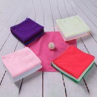 Color Random 25*25cm Home Towel Soft And Comfortable Small Square Towel Towel Microfiber P0W6