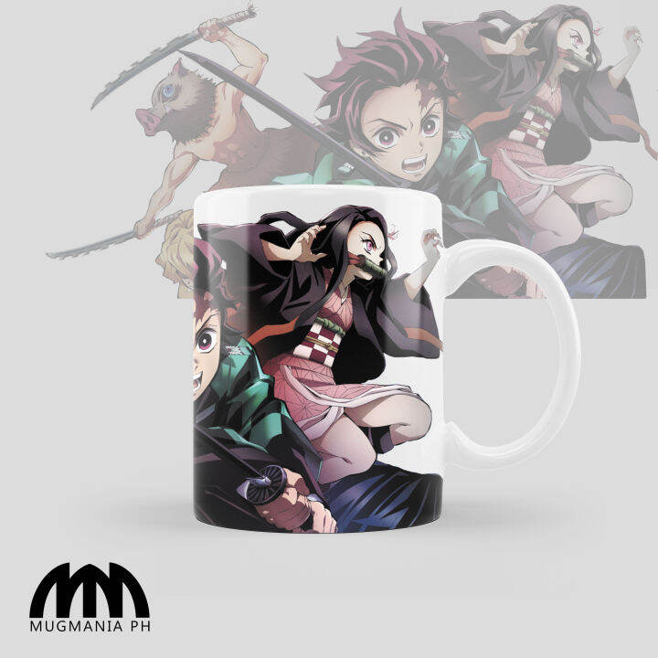 Anime Mugs - Mugmania - Demon Slayer - Tanjiro and Nezuko Mugs 11oz ...