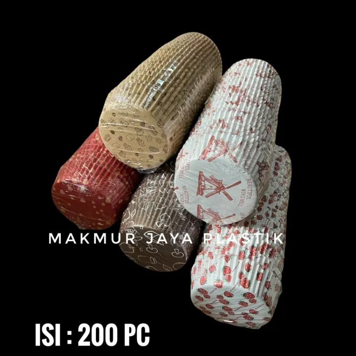 CAKE CASE BULAT PAPER CUP ROTI LAMINASI ISI 200 PC | Lazada Indonesia
