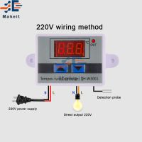 XH-W3001 W3002 Water Cooler Temperature Controller 12V/24V/110V 220V Fridge Thermostat Switch Water Heating Sensor  for 12v fan