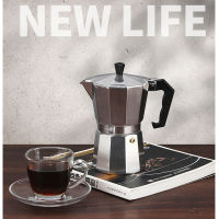 Hot 50ml 1 Cup Aluminum Coffee Pot 50Ml 1Cup Coffee Maker Espresso Percolator Stovetop Mocha Pot Electric Fashion Stove