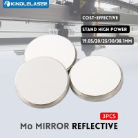 3Pcs Laser machine Mo Mirror Diameter 19.05/20/25/30/38.1mm Thickness 3/5mm for CO2 Laser Cutting Engraving Machine