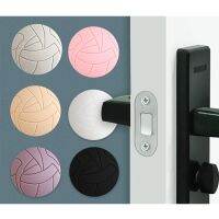 【LZ】 Ball Shape Cute Door Stoppers Wall Protection Safety Shock Absorber Door Handle Bumpers Security Waterable