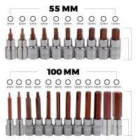 Drive Socket Set Socekt head Wrench Socket Adapter Hexagon twelve point Torx Screwdriver Bit Hand Tools H4-H19/M5-M14/T20-T70