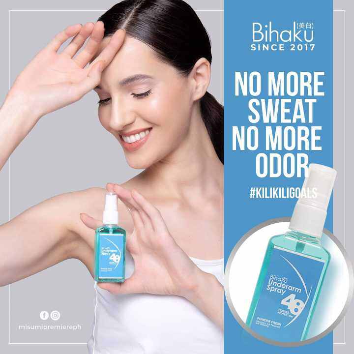 Original Bihaku Underarm Deo Spray 60ml Bestseller AntiPerspirant