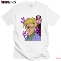 COD TOP QNเสื้อยืดยอดนิยม Trendy Mens Jojos Bizarre Adventure T-shirt Short Sleeve Pure Cotton Tshirt Crew Neck Casual Yos