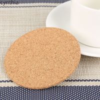 1Pcs 9cm Plain Round Cork Coasters Heat Pads Beverage Drink Wine Mug Glass Mats Heat Insulation Round Cork Plain Coaster Coffee Wine Drink Tea Cup Mat Pad Household Office Mat Non-Slip Tableware