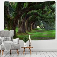 Ancient Trees Tapestry Natural Forest Printed Wall Tapestry Hippie Wall Hanging Bohemian Wall Tapestries Mandala Wall Art Decor