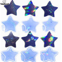 Studyset IN stock 6pcs Silicone Molds Set Holographic Effect Design Star Molds For Diy Resin Cups Mats Home Decoration