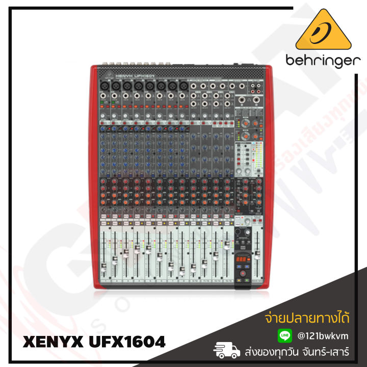 behringer-xenyx-ufx1604-มิกเซอร์แบบ-premium-16-อินพุท-4-bus-mixer-พร้อมกับ-usb-firewire-interface-สินค้าใหม่แกะกล่อง-รับประกันบูเซ่